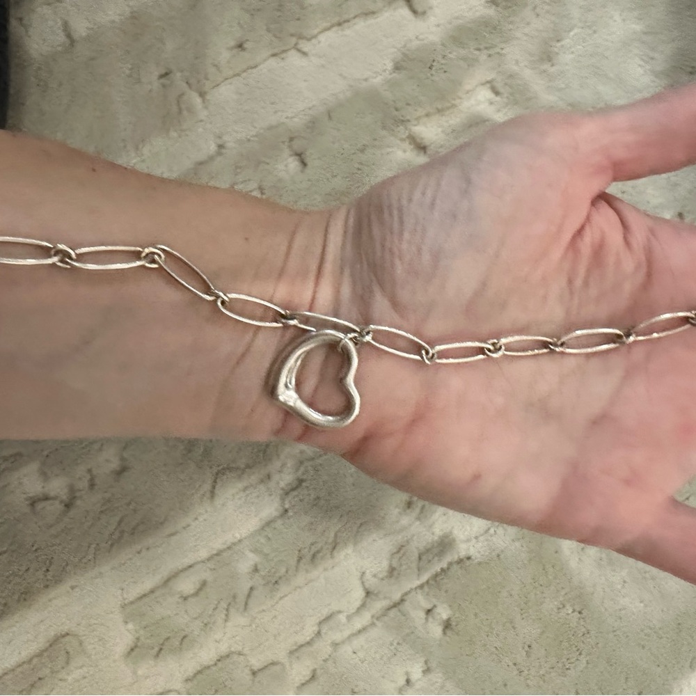 Tiffany & Co. Silver Heart Link Bracelet - Picture 5 of 5
